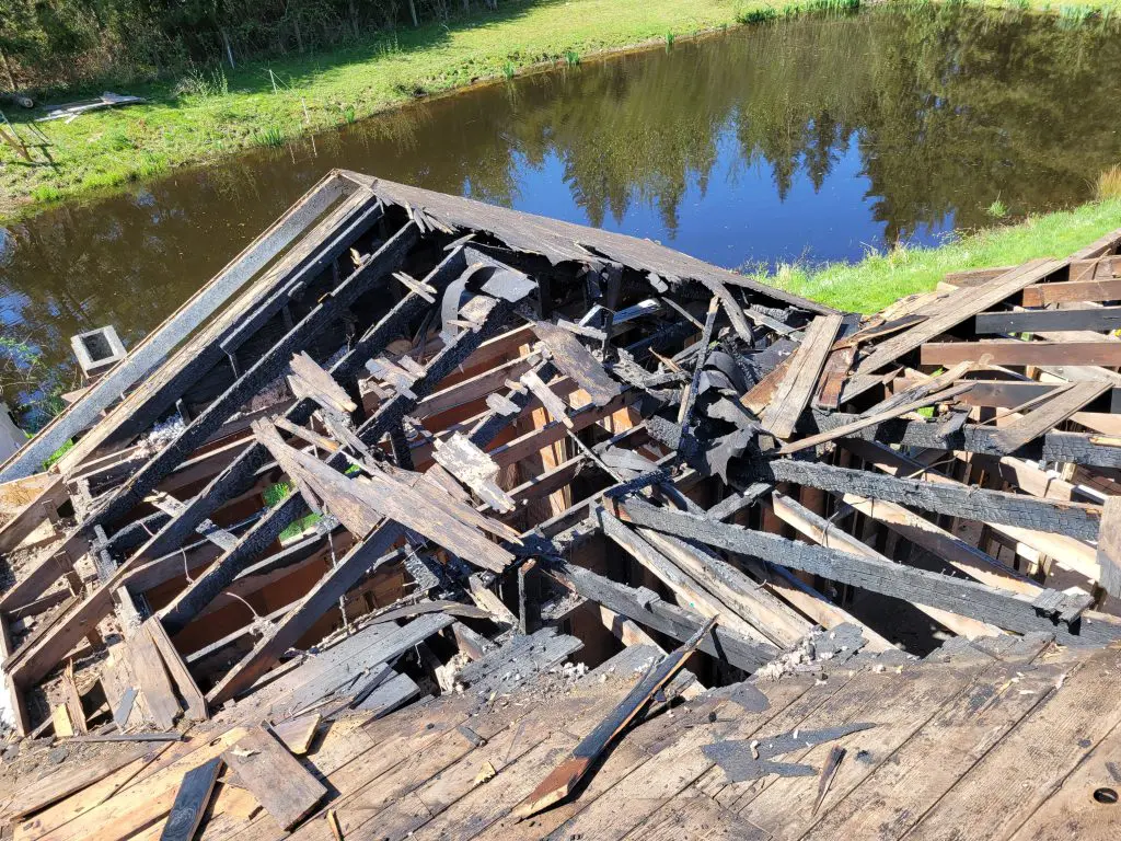 roof damage